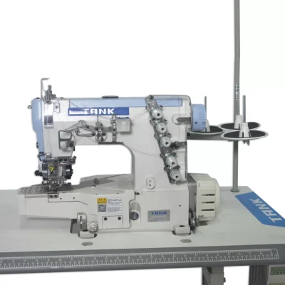Collareta Tapa Costura ,Tank TN 600-01 D Cama Cilíndrica Sin Corta Hilo Con Motor Bajo Consumo Incorporado
