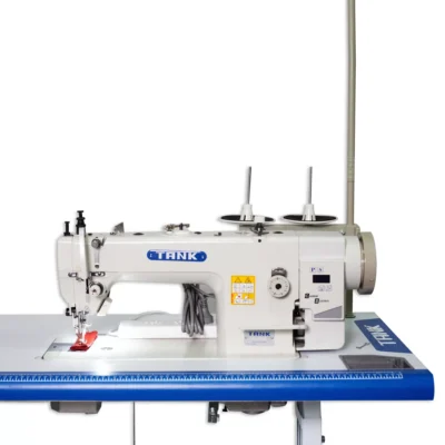 Maquina Doble Arrastre Tank TN0303D Con Crochet Grande y Motor Incorporado